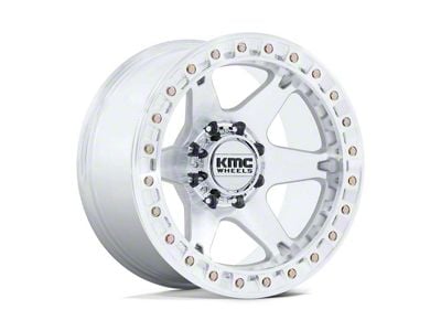 KMC VI Beadlock Machined 6-Lug Wheel; 17x9; -38mm Offset (07-14 Yukon)