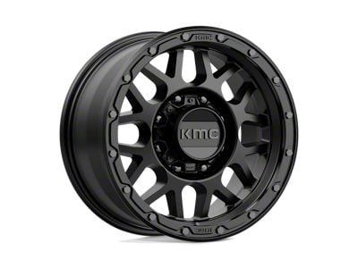 KMC Grenade Off-Road Matte Black 8-Lug Wheel; 17x9; 18mm Offset (08-10 F-250 Super Duty)