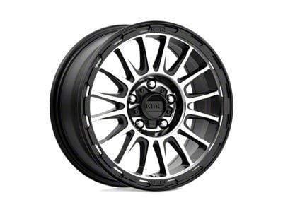 KMC Impact Satin Black Machined 8-Lug Wheel; 17x8.5; 0mm Offset (08-10 F-250 Super Duty)