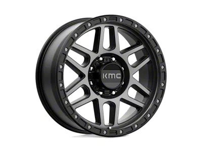 KMC Mesa Satin Black with Gray Tint 8-Lug Wheel; 20x9; 0mm Offset (08-10 F-250 Super Duty)