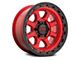 KMC Chase Candy Red with Black Lip 6-Lug Wheel; 20x9; 0mm Offset (09-14 F-150)