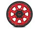 KMC Chase Candy Red with Black Lip 6-Lug Wheel; 20x9; 0mm Offset (09-14 F-150)