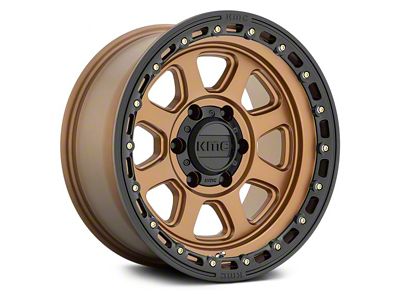 KMC Chase Matte Bronze with Black Lip 6-Lug Wheel; 20x9; 0mm Offset (09-14 F-150)