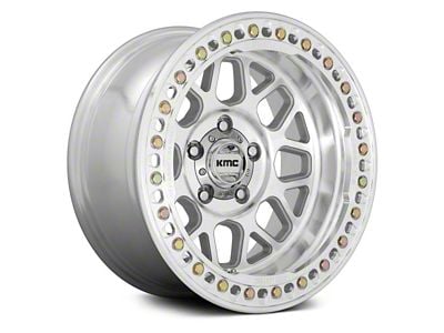 KMC Grenade Crawl Beadlock Machined 6-Lug Wheel; 18x9; -24mm Offset (09-14 F-150)