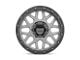 KMC Grenade Off-Road Matte Gray with Matte Black Lip 6-Lug Wheel; 17x9; 18mm Offset (09-14 F-150)