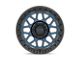 KMC GRS Midnight Blue with Gloss Black Lip 6-Lug Wheel; 17x9; 18mm Offset (09-14 F-150)