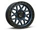 KMC GRS Midnight Blue with Gloss Black Lip 6-Lug Wheel; 20x9; 0mm Offset (09-14 F-150)