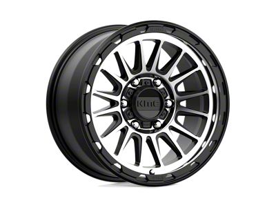 KMC Impact Satin Black Machined 6-Lug Wheel; 17x9; 18mm Offset (09-14 F-150)