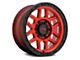 KMC Mesa Candy Red with Black Lip 6-Lug Wheel; 17x8.5; 0mm Offset (09-14 F-150)