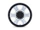 KMC Outrun Machined with Gloss Black Lip 6-Lug Wheel; 17x8.5; -10mm Offset (09-14 F-150)