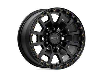 KMC Summit Satin Black 6-Lug Wheel; 17x8.5; 18mm Offset (09-14 F-150)