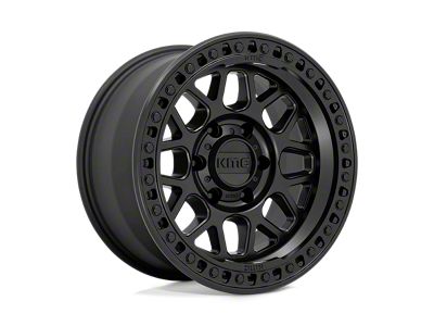 KMC GRS Satin Black 5-Lug Wheel; 17x8.5; 0mm Offset (09-18 RAM 1500)