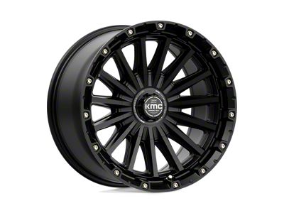 KMC Signal Satin Black 5-Lug Wheel; 20x9; 18mm Offset (09-18 RAM 1500)