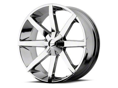 KMC Slide Chrome 5-Lug Wheel; 22x9.5; 15mm Offset (09-18 RAM 1500)