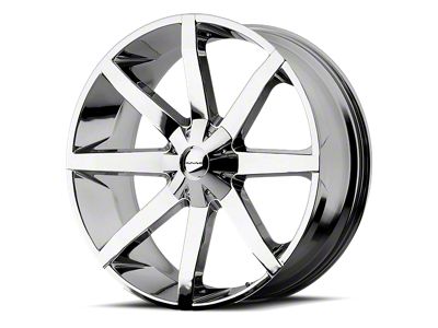 KMC Slide Chrome 5-Lug Wheel; 24x9.5; 18mm Offset (09-18 RAM 1500)