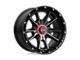 KMC Sync Satin Black with Gray Tint 5-Lug Wheel; 17x9; 18mm Offset (09-18 RAM 1500)