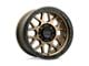 KMC Grenade Off-Road Matte Gray with Matte Black Lip 8-Lug Wheel; 17x9; 18mm Offset (10-18 RAM 3500 SRW)