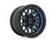 KMC GRS Midnight Blue with Gloss Black Lip 8-Lug Wheel; 18x8.5; 0mm Offset (10-18 RAM 3500 SRW)