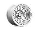 KMC Machete Crawl Beadlock Machined 8-Lug Wheel; 17x9; -38mm Offset (10-18 RAM 3500 SRW)