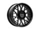 KMC Technic Satin Black 8-Lug Wheel; 20x9; 18mm Offset (10-18 RAM 3500 SRW)