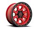 KMC Chase Candy Red with Black Lip 8-Lug Wheel; 20x9; 0mm Offset (11-16 F-250 Super Duty)