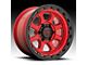 KMC Chase Candy Red with Black Lip 8-Lug Wheel; 20x9; 18mm Offset (11-16 F-250 Super Duty)
