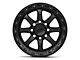 KMC Chase Satin Black with Gloss Black Lip 8-Lug Wheel; 20x9; 18mm Offset (11-16 F-250 Super Duty)