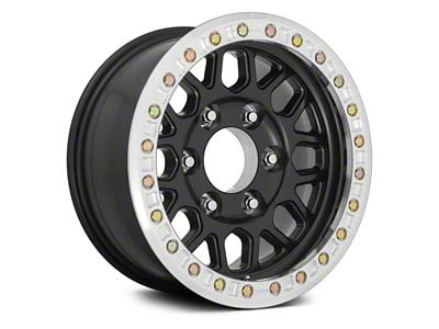 KMC Grenade Desert Beadlock Satin Black 8-Lug Wheel; 20x9; -12mm Offset (11-16 F-250 Super Duty)