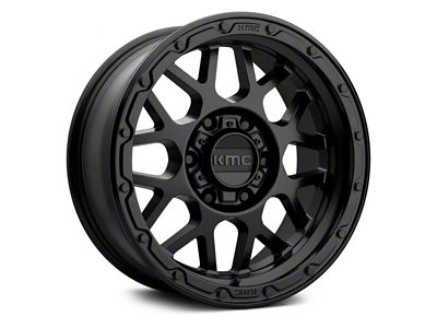 KMC Grenade Off-Road Matte Black 8-Lug Wheel; 17x8.5; 0mm Offset (11-16 F-250 Super Duty)