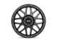 KMC Grenade Off-Road Matte Black 8-Lug Wheel; 17x9; 18mm Offset (11-16 F-250 Super Duty)