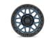 KMC GRS Midnight Blue with Gloss Black Lip 8-Lug Wheel; 17x9; 18mm Offset (11-16 F-250 Super Duty)