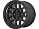 KMC Mesa Satin Black with Gloss Black Lip 8-Lug Wheel; 20x9; 0mm Offset (11-16 F-250 Super Duty)