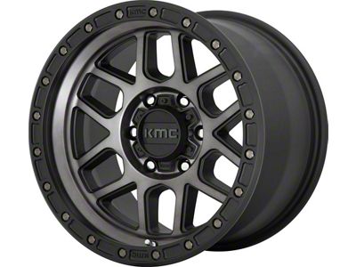 KMC Mesa Satin Black with Gray Tint 8-Lug Wheel; 20x9; 0mm Offset (11-16 F-250 Super Duty)