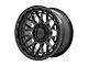 KMC Technic Satin Black 8-Lug Wheel; 20x9; 0mm Offset (11-16 F-250 Super Duty)