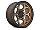 KMC Dirty Harry Matte Bronze with Black Lip 8-Lug Wheel; 17x8.5; 0mm Offset (11-16 F-350 Super Duty SRW)