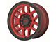 KMC Mesa Candy Red with Black Lip 8-Lug Wheel; 20x9; 0mm Offset (11-16 F-350 Super Duty SRW)