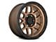 KMC Mesa Matte Bronze with Black Lip 8-Lug Wheel; 17x9; 18mm Offset (11-16 F-350 Super Duty SRW)