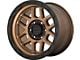 KMC Mesa Matte Bronze with Black Lip 8-Lug Wheel; 20x9; 18mm Offset (11-16 F-350 Super Duty SRW)