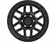 KMC Mesa Satin Black with Gloss Black Lip 8-Lug Wheel; 20x9; 18mm Offset (11-16 F-350 Super Duty SRW)