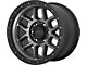 KMC Mesa Satin Black with Gray Tint 8-Lug Wheel; 18x9; 18mm Offset (11-16 F-350 Super Duty SRW)