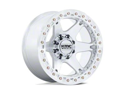 KMC VI Beadlock Machined 8-Lug Wheel; 20x10; -48mm Offset (11-16 F-350 Super Duty SRW)