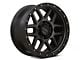 KMC Mesa Satin Black with Gray Tint 6-Lug Wheel; 18x9; 18mm Offset (14-18 Sierra 1500)