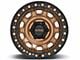 KMC Tank Beadlock Matte Bronze 6-Lug Wheel; 17x9; -15mm Offset (14-18 Sierra 1500)