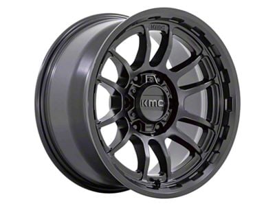 KMC Wrath Satin Black 6-Lug Wheel; 20x9; 0mm Offset (14-18 Sierra 1500)