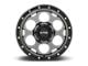 KMC Dirty Harry Satin Gray with Black Lip 6-Lug Wheel; 17x8.5; 0mm Offset (14-18 Silverado 1500)