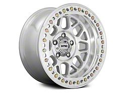 KMC Grenade Crawl Beadlock Machined 6-Lug Wheel; 18x9; -24mm Offset (14-18 Silverado 1500)