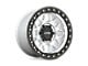 KMC GRS Machined with Satin Black Lip 6-Lug Wheel; 17x9; -12mm Offset (14-18 Silverado 1500)