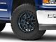 KMC GRS Midnight Blue with Gloss Black Lip 6-Lug Wheel; 20x9; 18mm Offset (14-18 Silverado 1500)