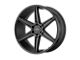 KMC Prism Truck Satin Black 6-Lug Wheel; 20x9; 30mm Offset (14-18 Silverado 1500)