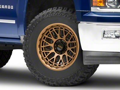 KMC Technic Matte Bronze 6-Lug Wheel; 18x9; 0mm Offset (14-18 Silverado 1500)